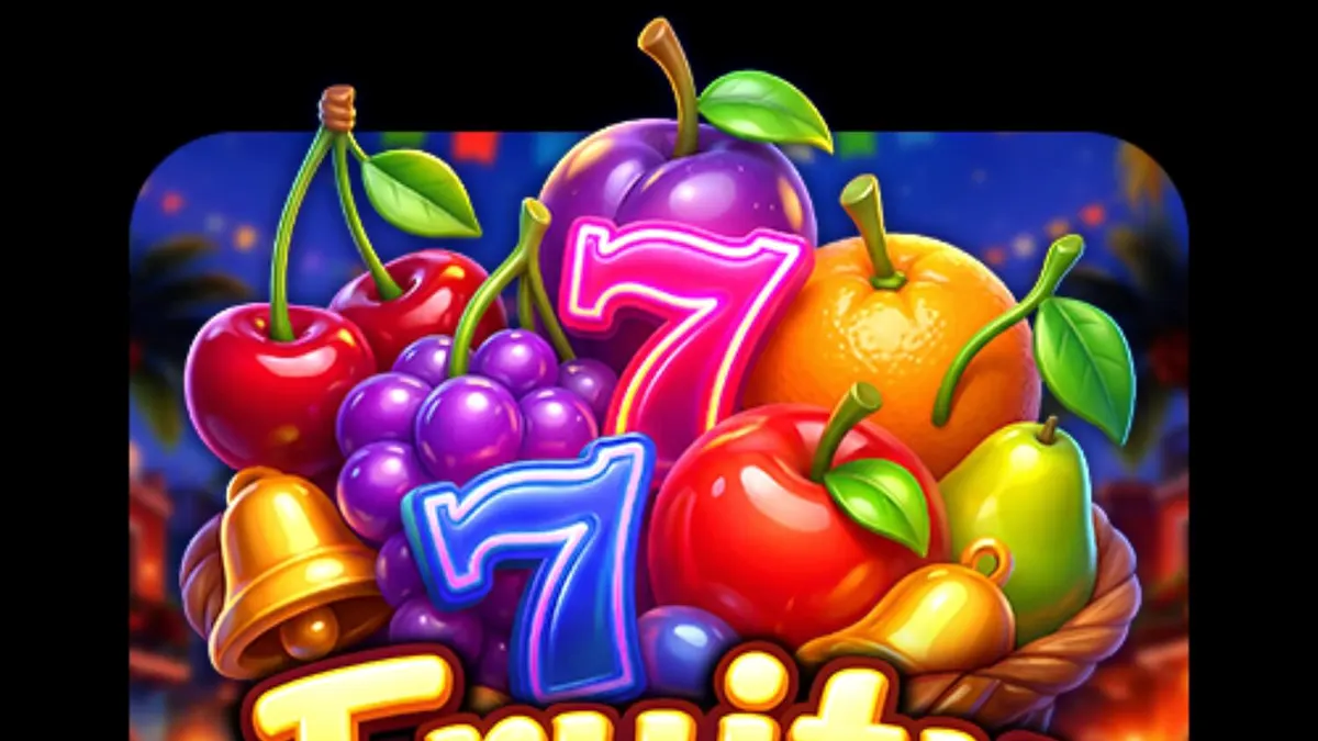 Tampilan visual neon yang meriah dari slot Fruity Fiesta Hold and Win